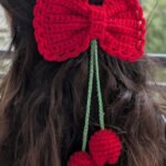 Crochet Flower Hair Tie