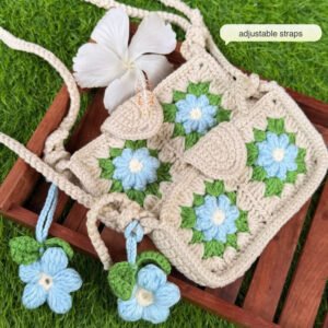 Woolen sling bag